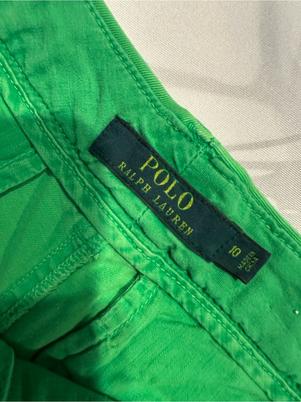 Polo by Ralph Lauren Green womens High Waist Shorts